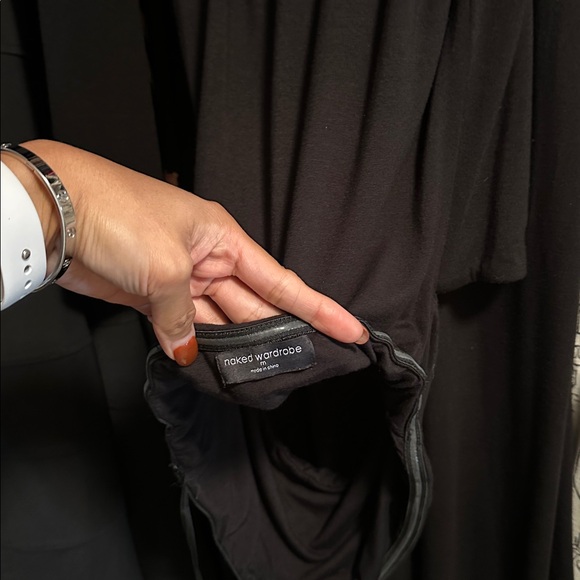 Naked wardrobe smooth tube cut out strapless dress - Picture 2 of 3